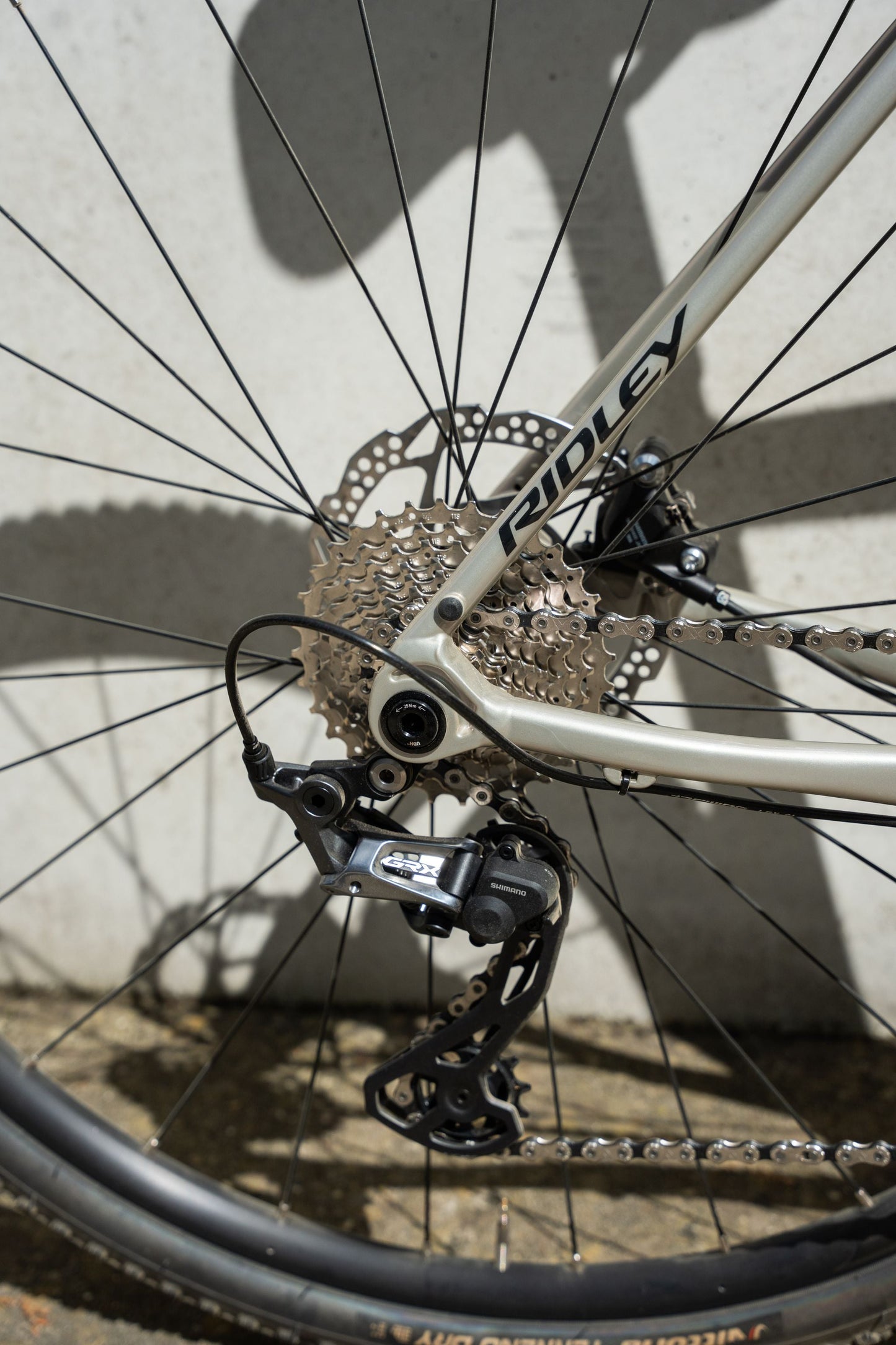 Gravelbike "Ridley GRIFN A Shimano GRX 600 2x12sp" Silber