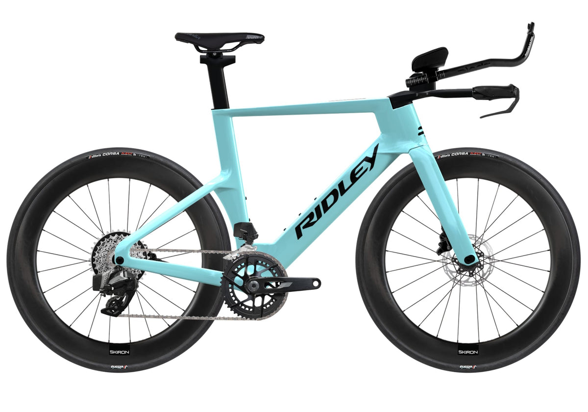 Triathlonbike Ridley Triton Fast mit SRAM Rival 2X12 TRI25D1s