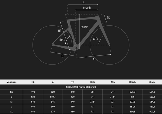 Cyclocrossbike "Guerciotti Eureka CXS mit SRAM Rival AXS E1 1x12" Design Italia