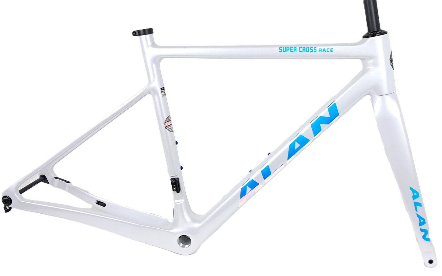 Cyclocrossbike "ALAN Super Cross Race Pro mit SRAM Rival E1 1x12" WHITE OPAL