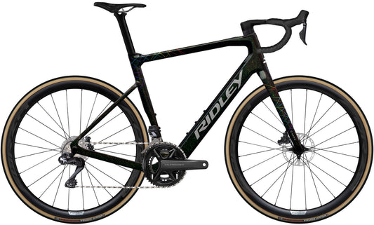 Gravelbike "Ridley E-Grifn mit Shimano GRX600 2x12sp" Schwarz