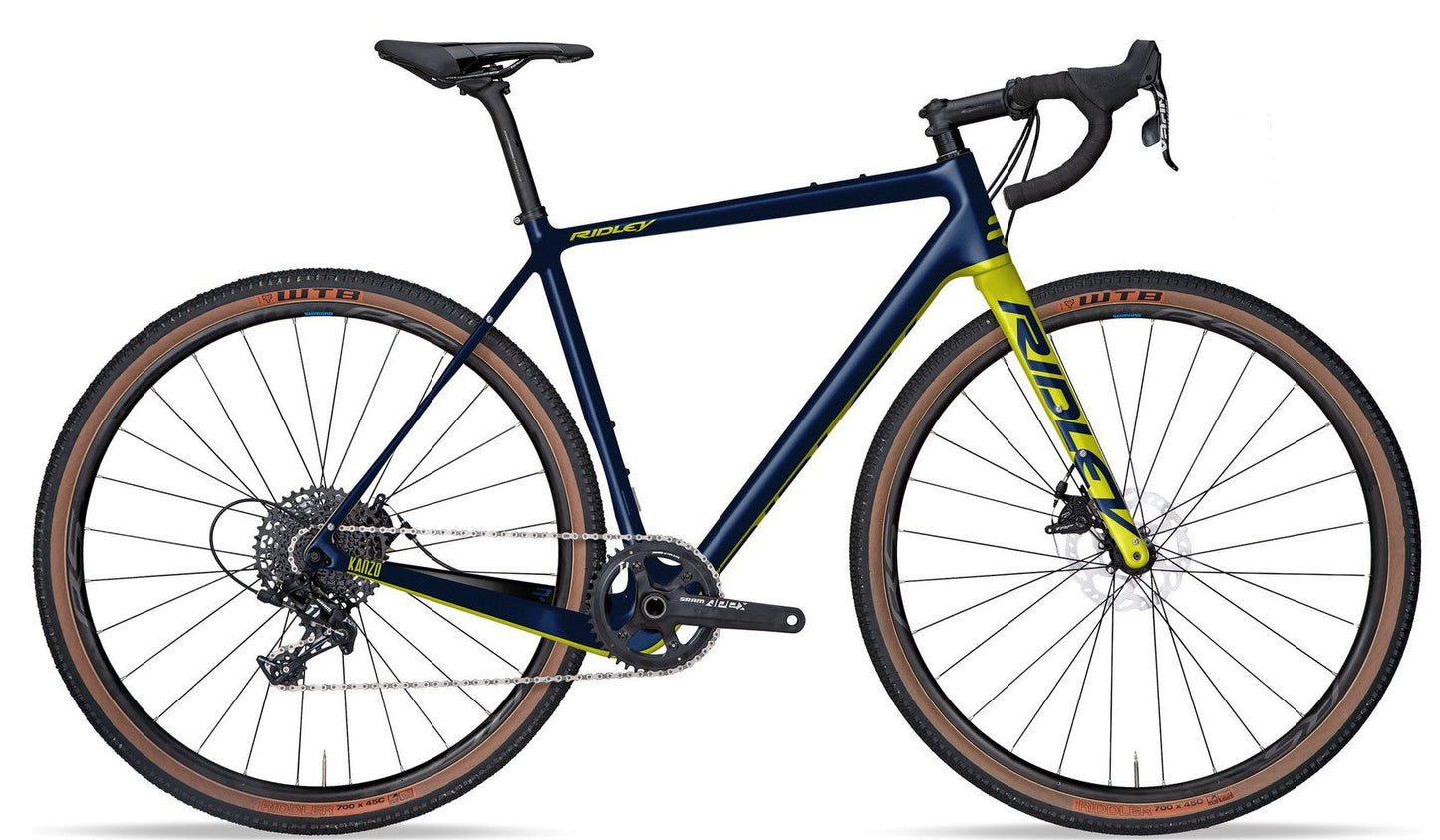 Gravelbike "Ridley Kanzo Adventure Carbon 1.0 Shimano GRX600 1x12" Blau/Gelb