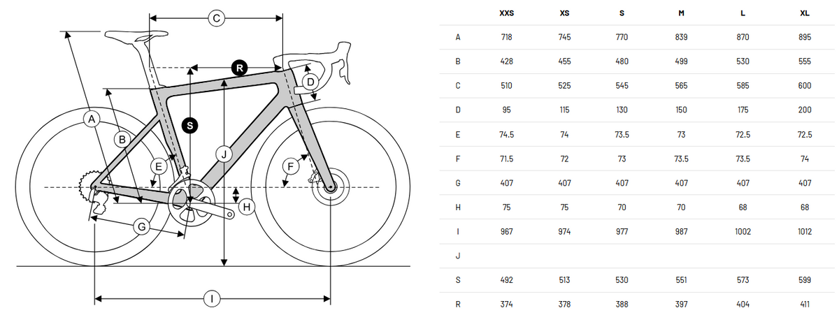 Rennrad "Ridley Falcn RS mit Shimano Ultegra DI2 2x12sp" Grau