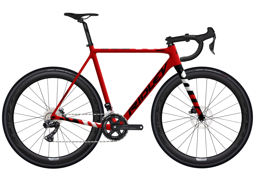 Cyclocrossbike "Ridley X-Night SL mit Shimano GRX600 2x12sp" Rot