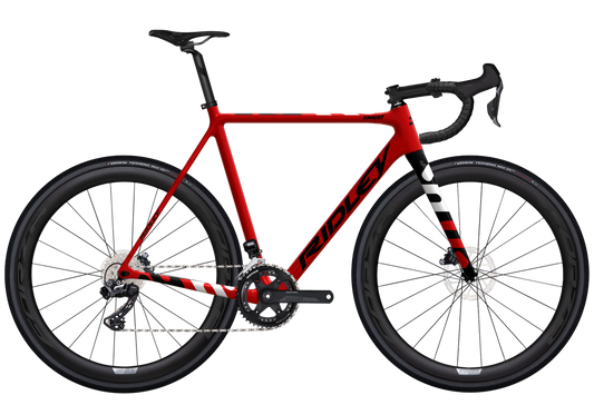 Cyclocrossbike "Ridley X-Night SL mit Shimano GRX600 2x12sp" Rot