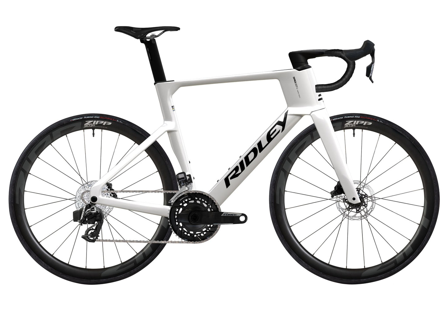 Rennrad "Ridley Noah 3.0 mit Sram Force AXS 2x12sp" Weiß