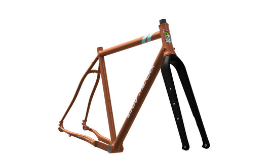 Gravelrahmen "Eddy Merckx Strasbourg Stahl" bronze