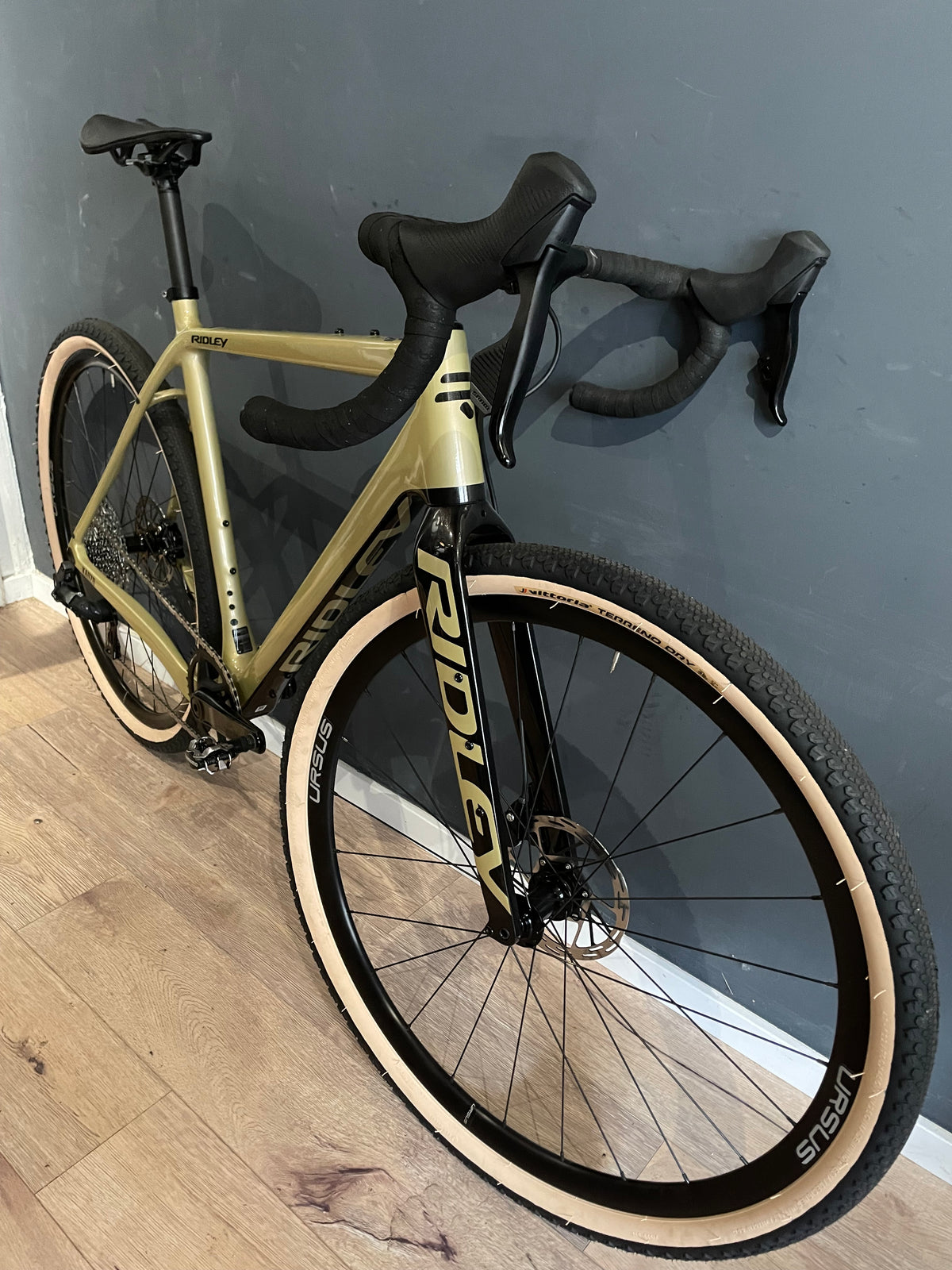 Gravelbike "Ridley Kanzo  ADV 1.0 gold mit SRAM Rival AXS XPLR 1x12