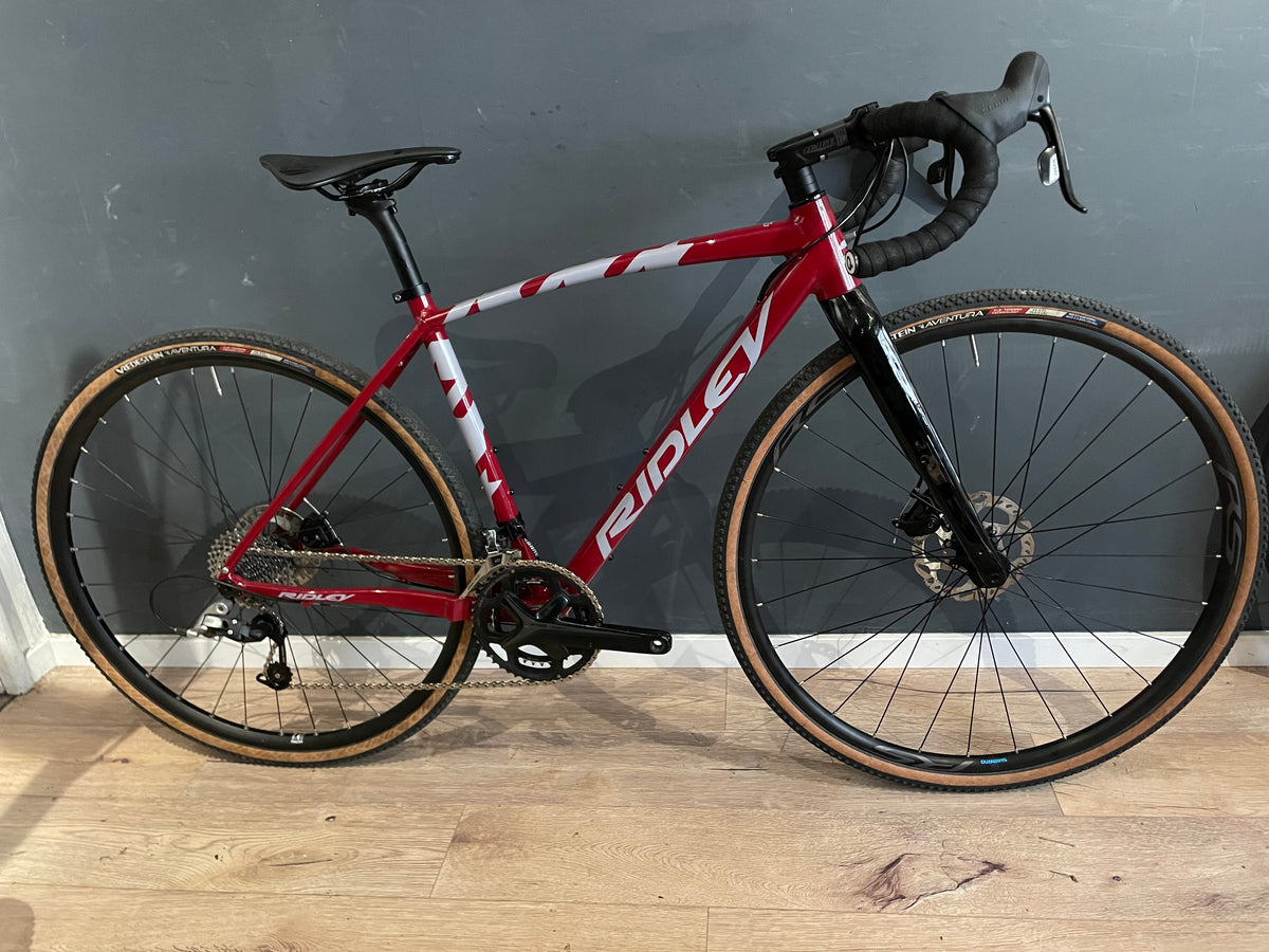 Testbike: Gravelbike "Ridley Kanzo A" bordeauxrot/ Nenngröße XS