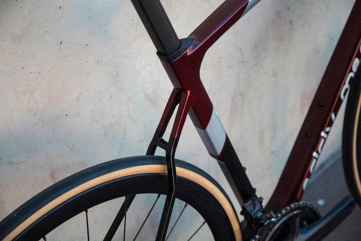Rennrad "Eddy Merckx 525 mit Shimano 105 DI2 2x12sp" Orange