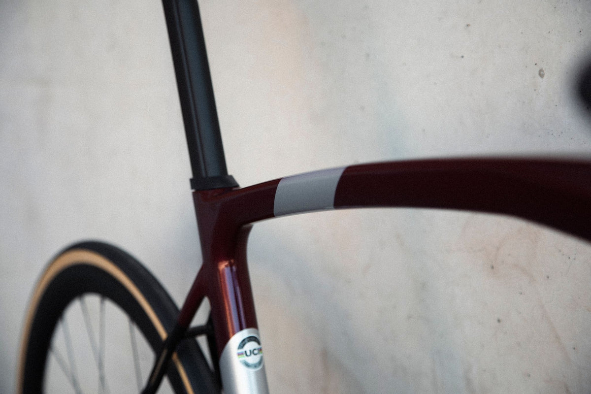 Rennrad "Eddy Merckx 525 mit Shimano 105 DI2 2x12sp" Orange