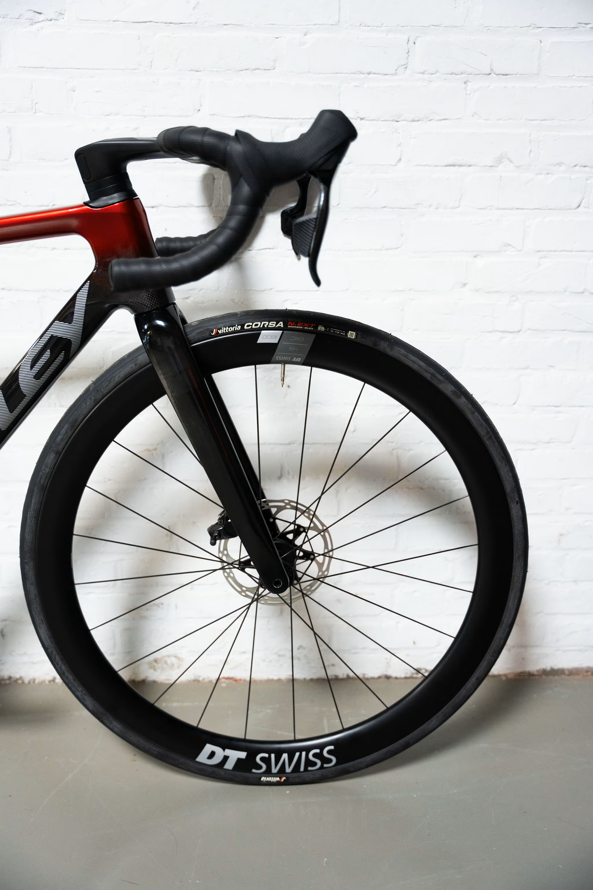 Rennrad "Ridley Falcn mit Shimano 105-2x12" Rot Schwarz