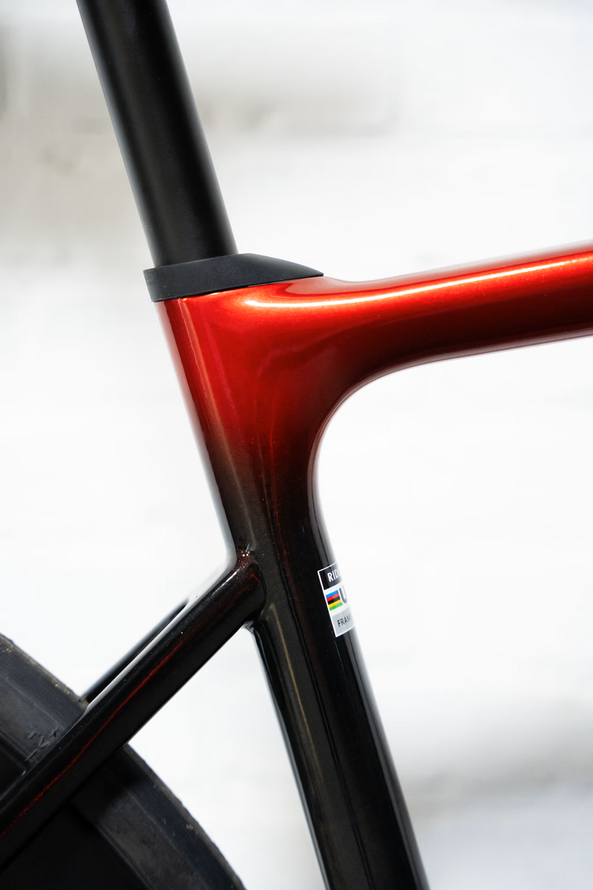Rennrad "Ridley Falcn mit Shimano 105-2x12" Rot Schwarz