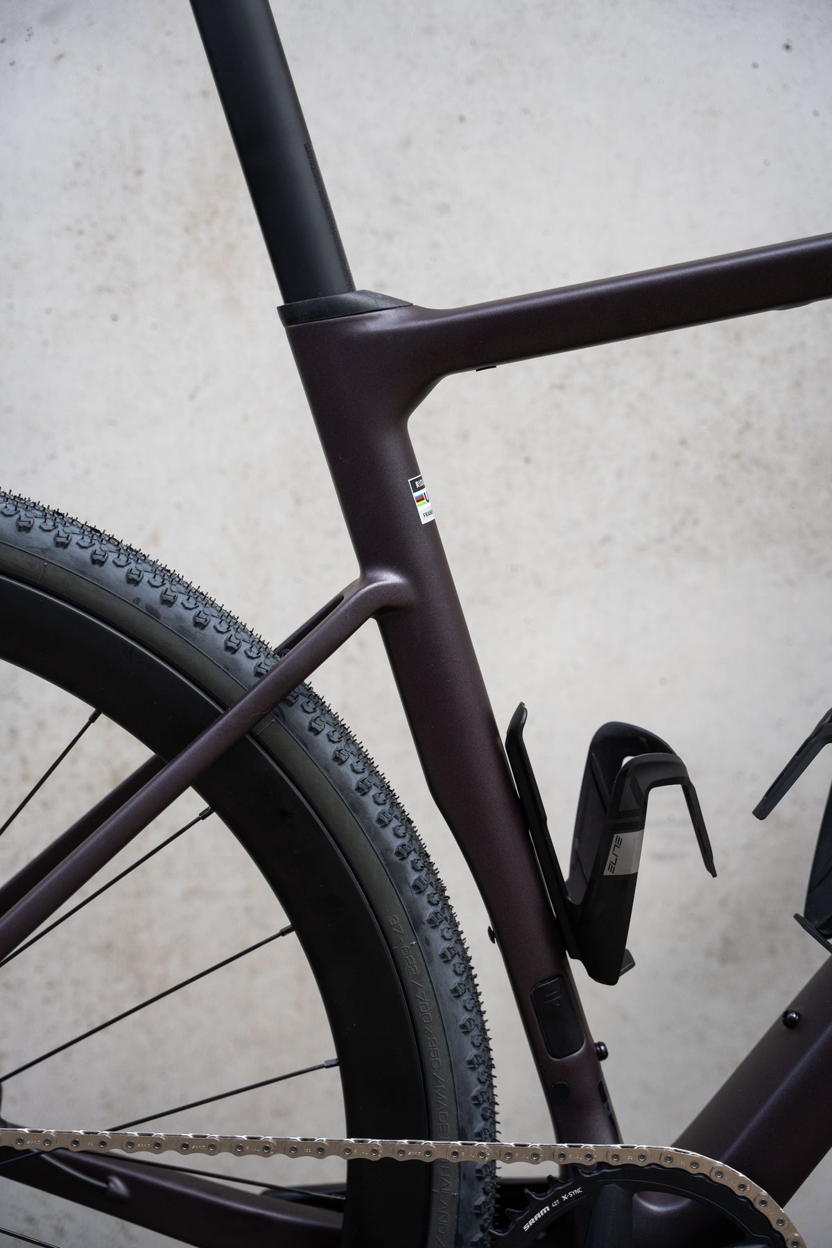Gravelbike "Ridley GRIFN RS SRAM Force AXS XPLR 1x12" Dark Plum Metallic