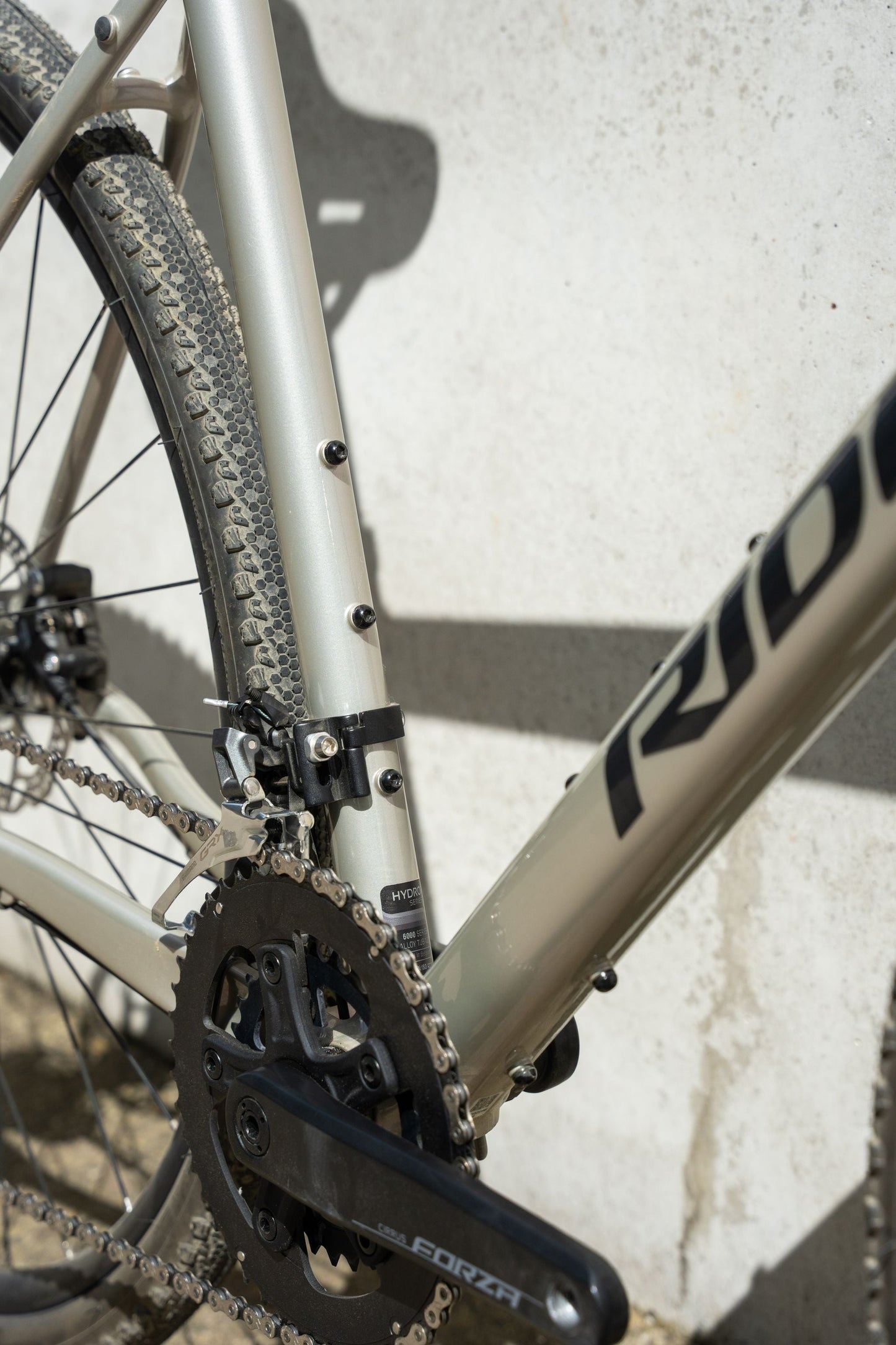 Gravelbike "Ridley GRIFN A Shimano GRX 600 2x12sp" Silber