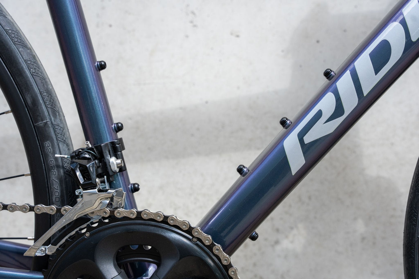 Gravelbike "Ridley GRIFN A Shimano GRX 400 2x10sp" Dark Violet Cameleon