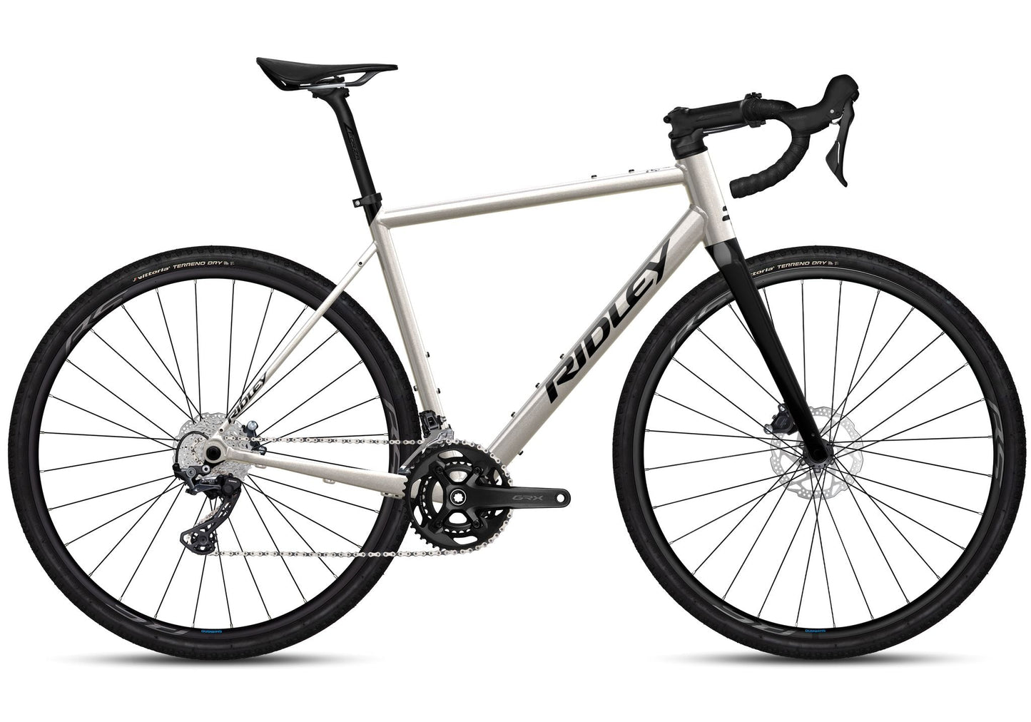 Gravelbike "Ridley GRIFN A Shimano GRX 600 2x12sp" Silber