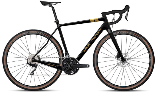 Gravelbike "Eddy Merckx Strasbourg Carbon Shimano GRX400 2x10" Schwarz/Gold