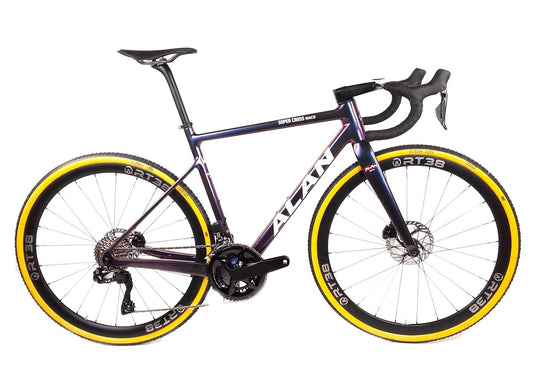 Cyclocrossbike "ALAN Super Cross Race Pro mit Shimano Ultegra DI2 2x12" BLOODY BLUE