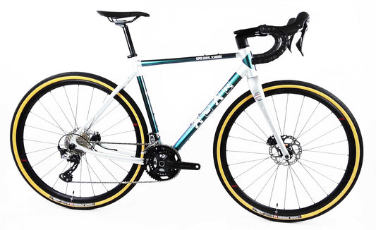 Gravelbike "ALAN Super Gravel Scandium SRAM Apex AXS XPLR 1x12" GREEN PURPLE