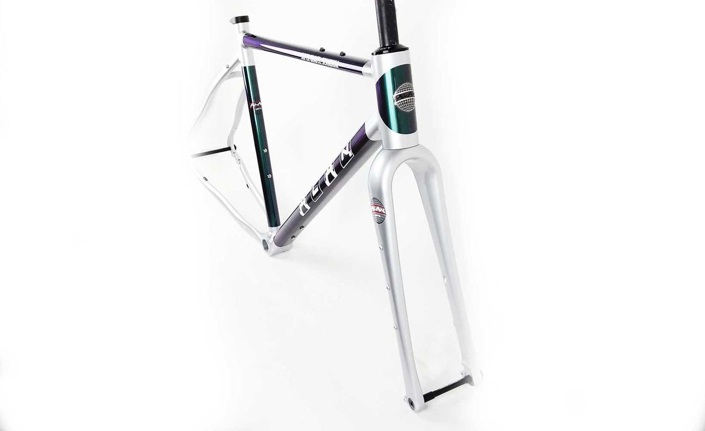 Gravelrahmen "ALAN Super Gravel Scandium" Green Purple