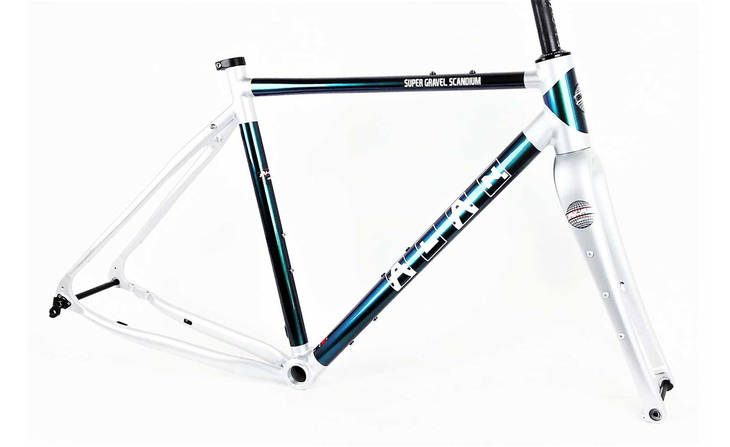 Gravelrahmen "ALAN Super Gravel Scandium" Green Purple