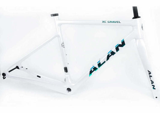 Gravelrahmen "ALAN XC Gravel Carbon Rahmenset RC7" white