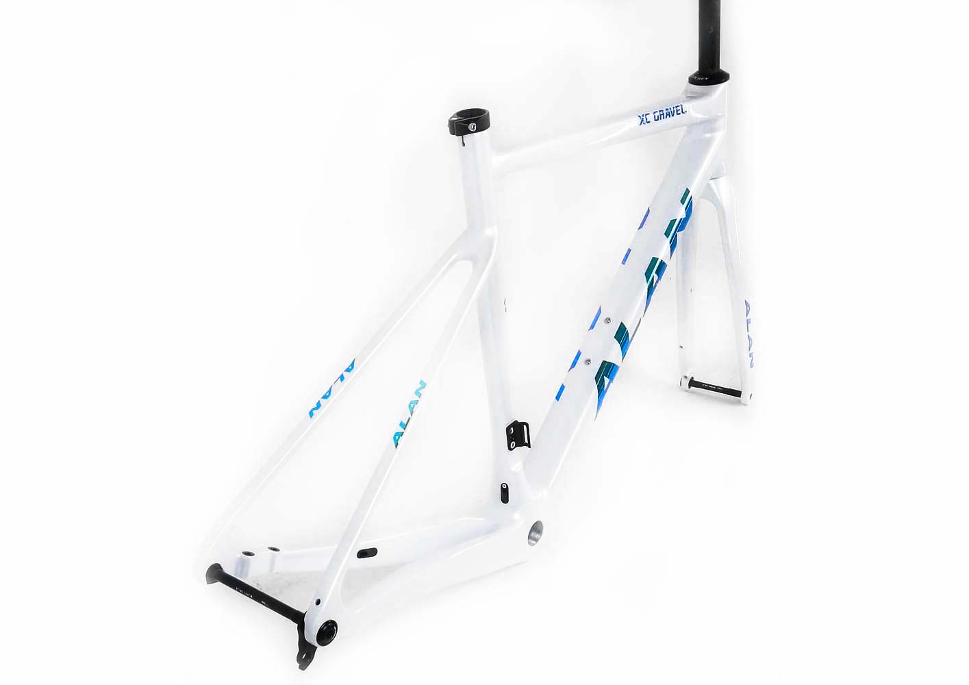 Gravelrahmen "ALAN XC Gravel Carbon Rahmenset RC7" white