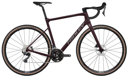 Gravelbike "Ridley GRIFN GRX600 2x12 Speed" Dark Plum Metallic