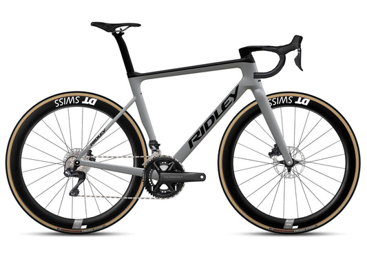 Rennrad "Ridley Falcn RS mit Shimano Ultegra DI2 2x12sp" Grau