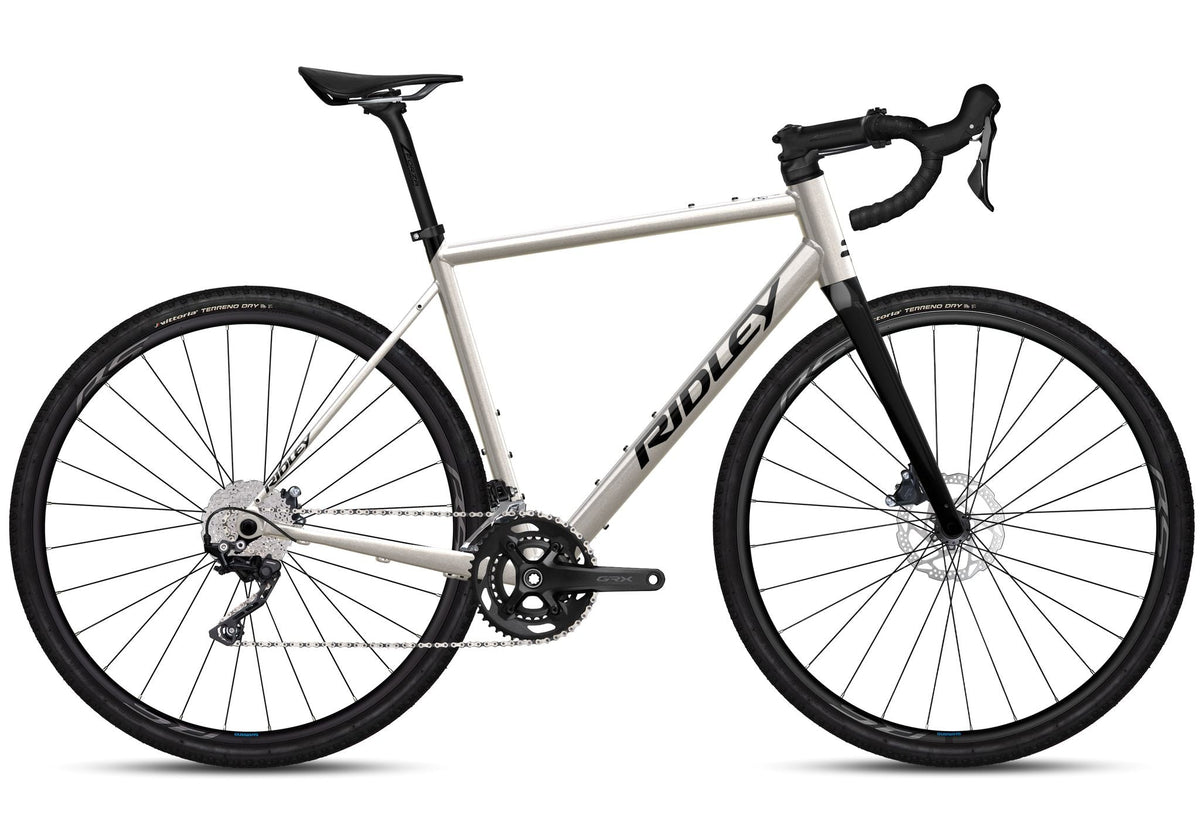 Gravelbike "Ridley GRIFN A Shimano GRX 400 2x10sp" Silber