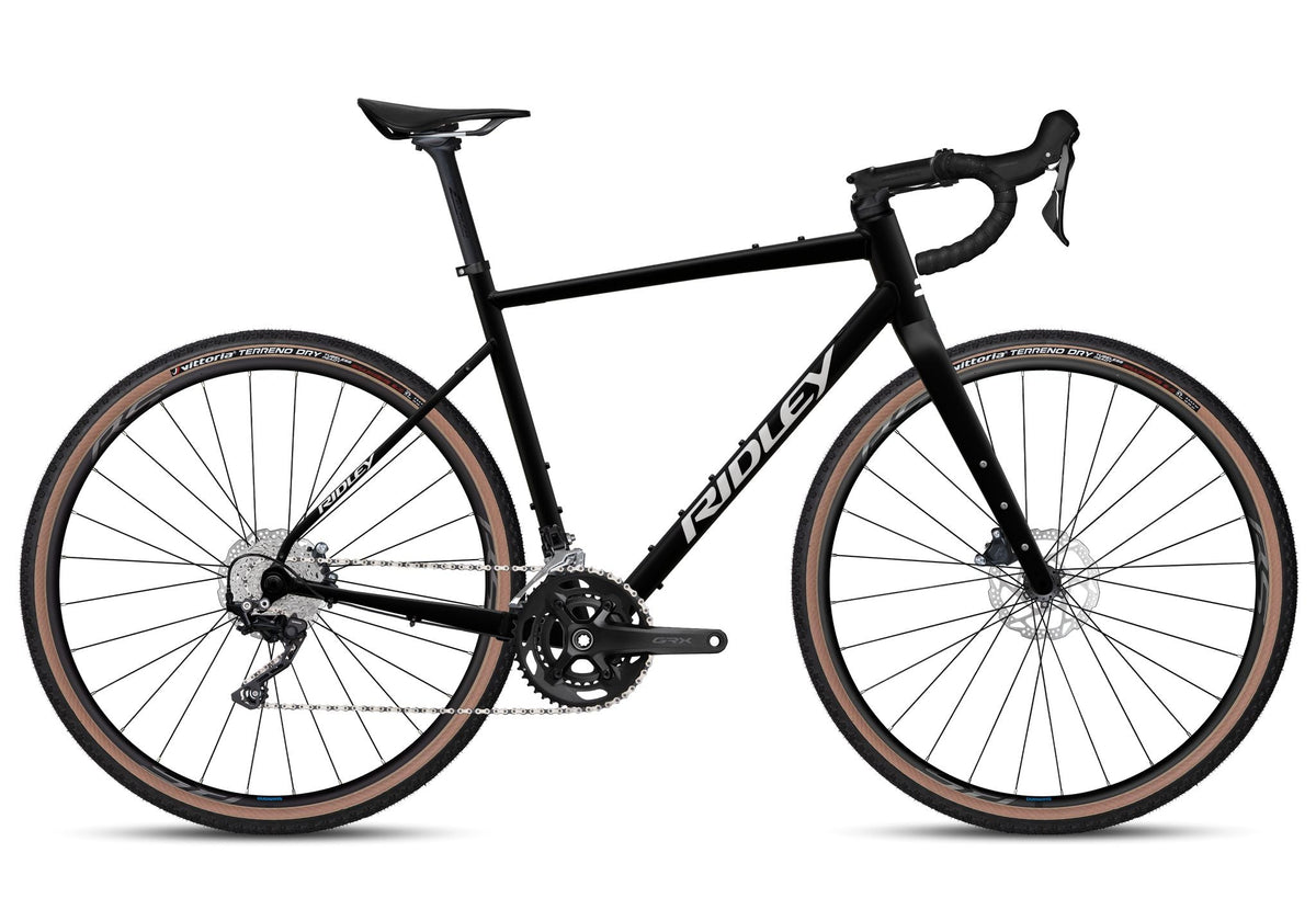 Gravelbike "Ridley Kanzo Adventure Alu Shimano GRX 400 2x10sp" Schwarz