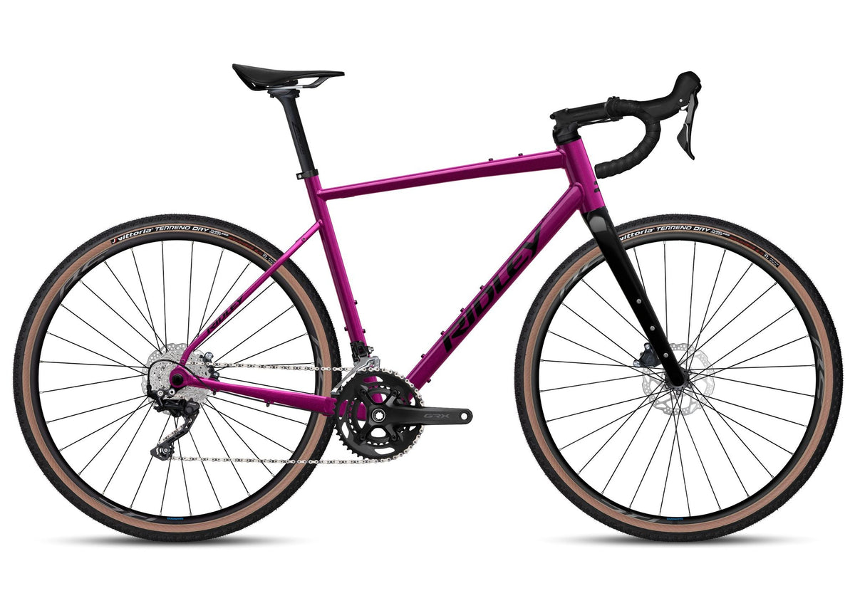 Gravelbike "Ridley Kanzo Adventure Alu Shimano GRX 400 2x10sp" Jazzberry Jam Metallic