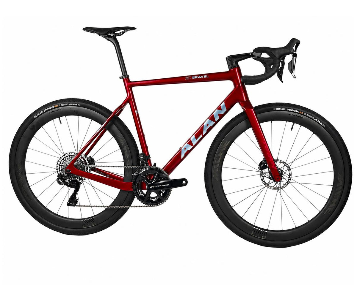 Gravelbike "ALAN XC Gravel SRAM Apex AXS XPLR 1x12" RUBY RED