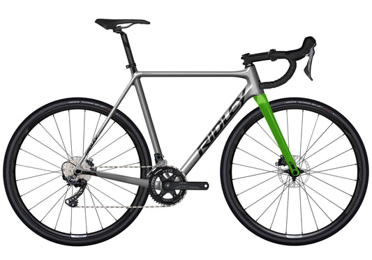 Cyclocrossbike "Ridley X-Night SL mit Shimano GRX600 2x12sp" silber