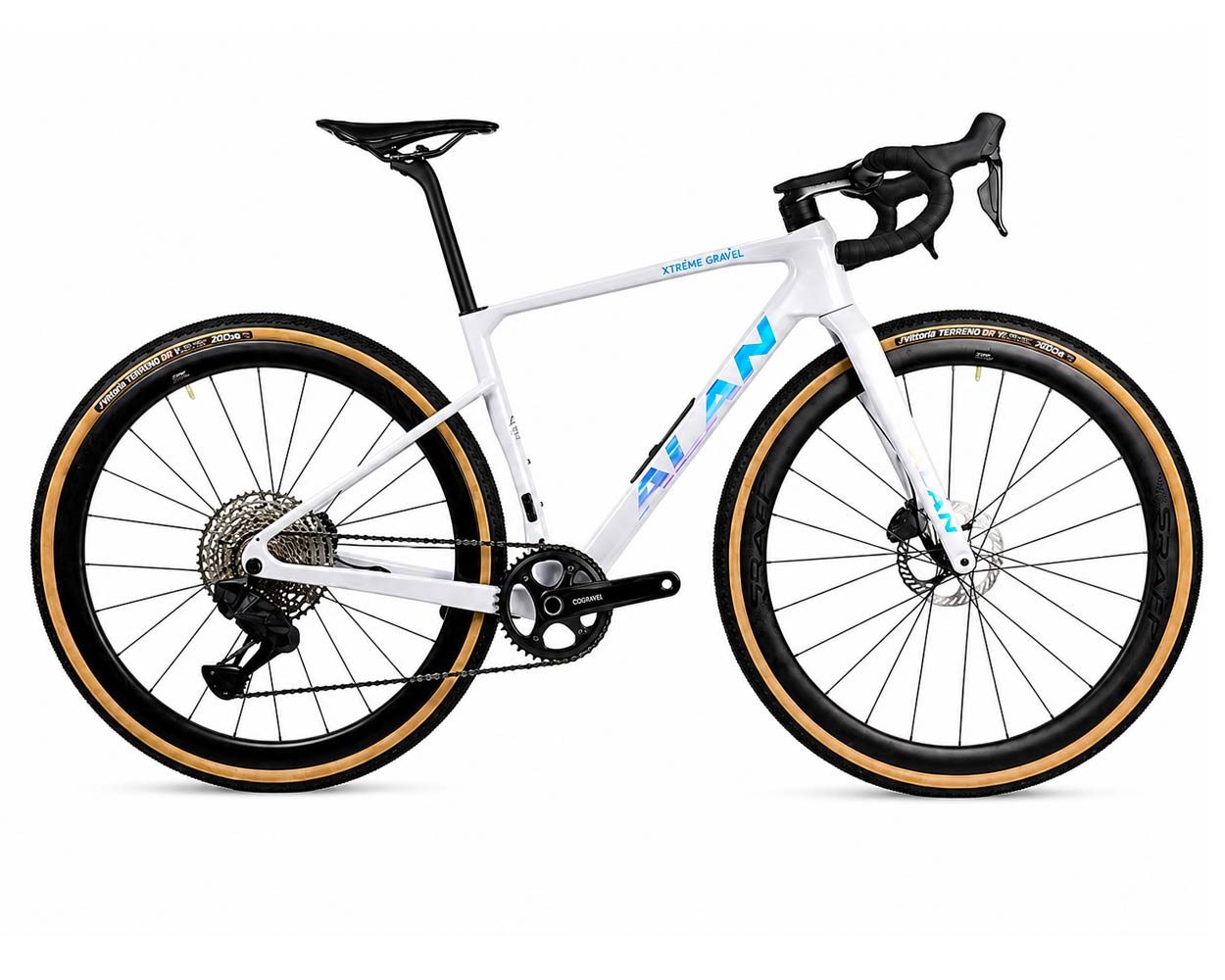 Cyclocrossbike "ALAN Super Cross Race Pro mit SRAM Rival E1 1x12" WHITE OPAL