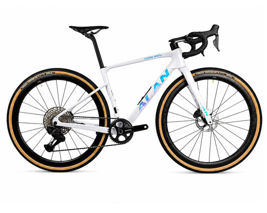 Gravelbike "ALAN Xtreme Gravel SRAM Rival AXS E1 2x12" OPAL WHITE